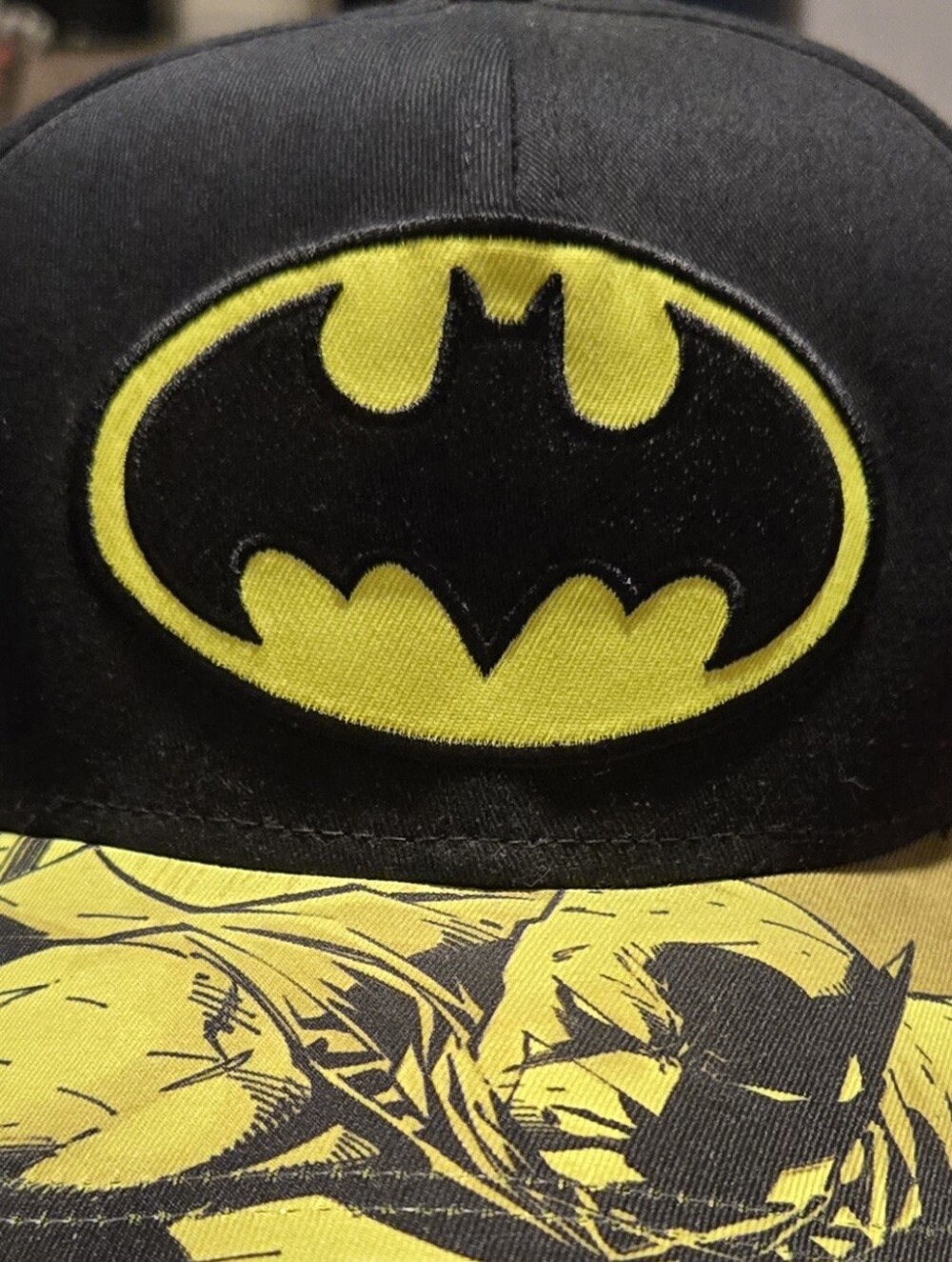 Batman Kids Black and Yellow Costume Hat
